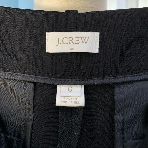 J. Crew Black Drapey Crepe Pants - Picture 5 of 8